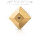 Preciosa Lochrosen Square Sew On Stone - Aurum