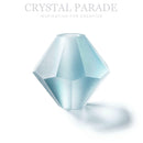 Preciosa Bicone Bead Silver Aquamarine Matte