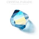 Preciosa Bicone Bead Malibu Blue AB