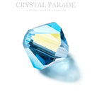 Preciosa Bicone Bead Malibu Blue AB