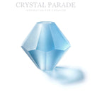 Preciosa Bicone Bead Malibu Blue Matte