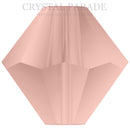 Preciosa Bicone Bead Rose Peach Matte