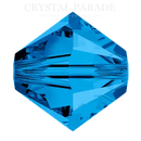 Swarovski Bicone Beads 5328 - Capri Blue