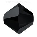 Swarovski Bicone Beads 5328 - Jet
