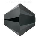 Swarovski Bicone Beads 5328 - Jet Hematite