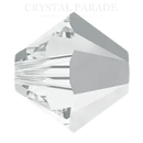 Swarovski Bicone Beads 5328 - Light Chrome