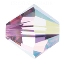 Preciosa Bicone Bead Light Rose AB