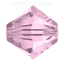 Swarovski Bicone Beads 5328 - Rosaline