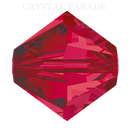 Swarovski Bicone Beads 5328 - Ruby