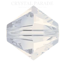 Swarovski Bicone Beads 5328 - White Opal