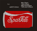 Zodiac Hotfix Crystal Iron on Transfers - Sparkly Cola Can