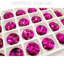 Zodiac Rivoli Sew on Stone - Cerise