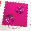 Zodiac Rivoli Sew on Stone - Cerise