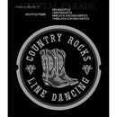 Bespoke Custom Rhinestone Transfer - Counrty Rocks
