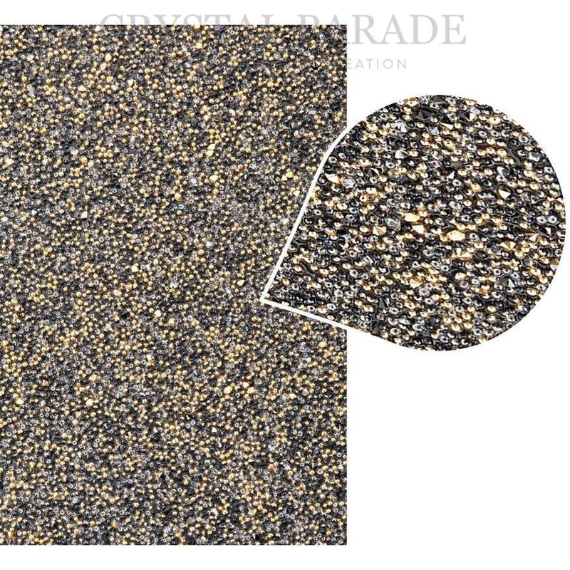 Preciosa Crystal Sheet - Aurum / Black