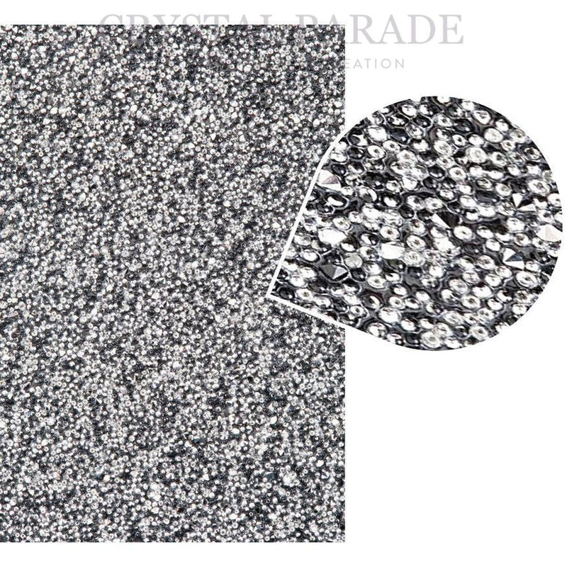 Preciosa Crystal Sheet - Labrador / Black