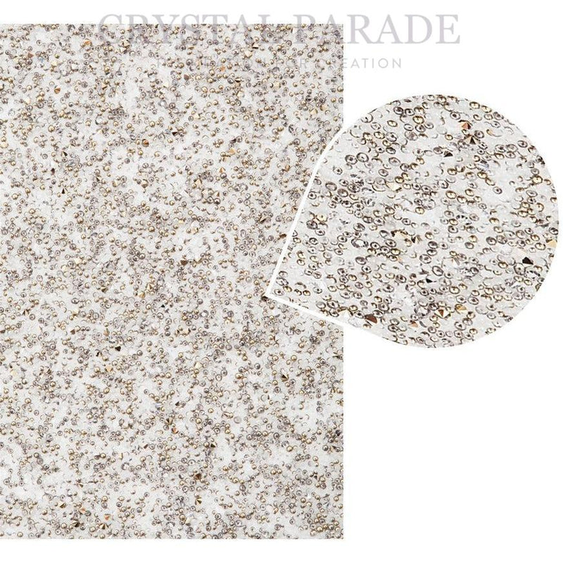 Preciosa Crystal Sheet - Starlight Gold / Transparent