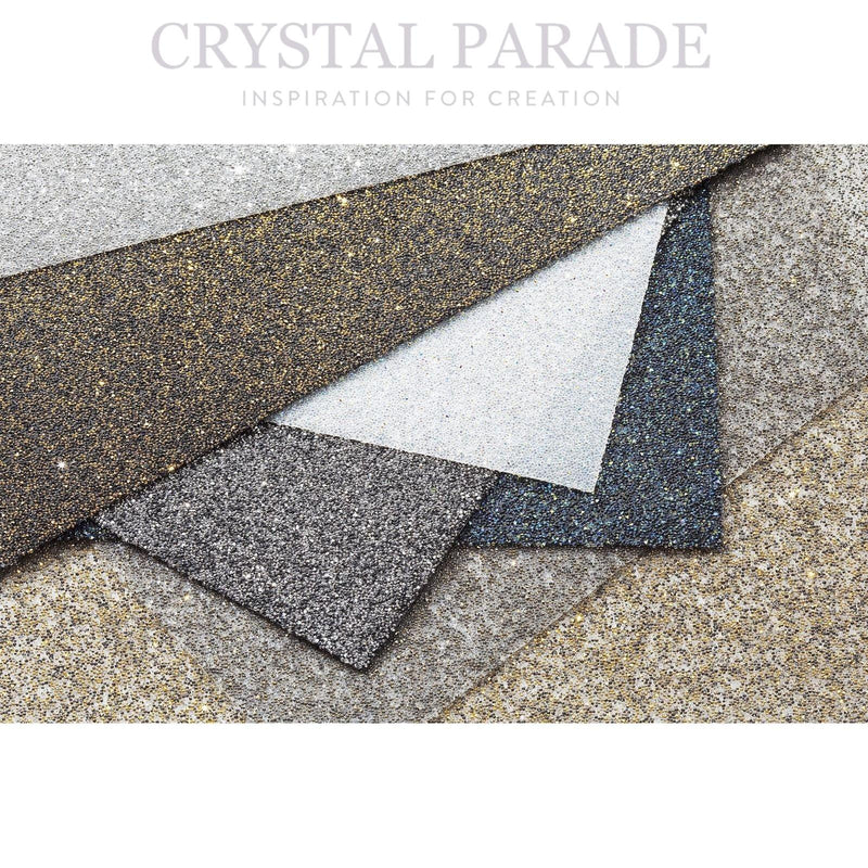 Preciosa Crystal Sheet - Black Hematite