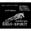 Bespoke Custom Rhinestone Transfer - Equi-spirit - Horse