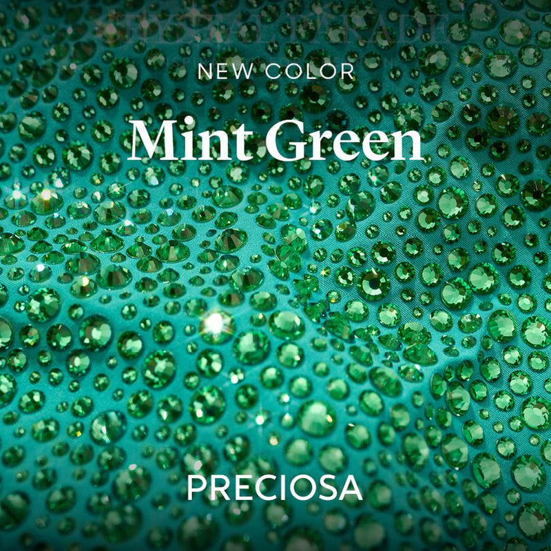 Preciosa Non Hotfix Crystals Viva12 - Mint Green