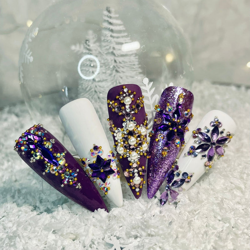 Merry Blingmas Crystal Nail Art Mix