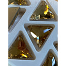 Limited Edition - Zodiac Sew on Triangle - Light Smoked Topaz