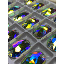 Zodiac Crystal Oval Sew on Stone - AB