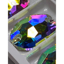 Zodiac Crystal Oval Sew on Stone - AB