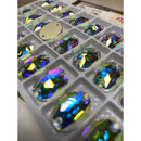 Zodiac Crystal Oval Sew on Stone - AB