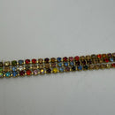 Chaîne de strass signe astrologique - Cristaux SS10 (3 mm) - 1 mètre