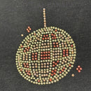 Embellished Pink Disco Ball T-Shirt Navy - Size Medium