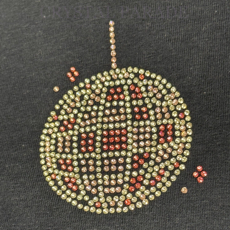 Embellished Pink Disco Ball T-Shirt Navy - Size Medium