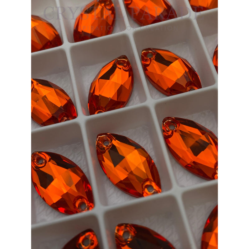 Zodiac Crystal Navette Sew on Stone - Hyacinth
