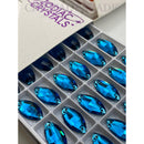 Zodiac Crystal Navette Sew on Stone - Blue Zircon