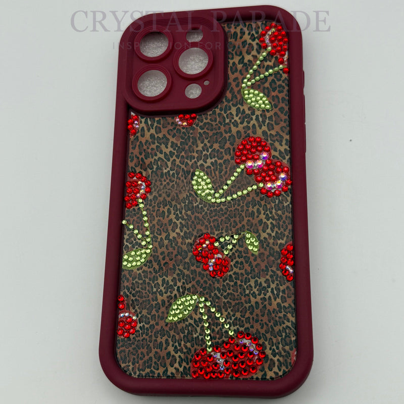 Embellished Cherry Phone Case - iPhone 15 Pro Max