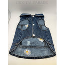 Pet Denim Jacket with Rhinestones