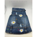 Pet Denim Jacket with Rhinestones