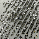 Luna Non Hotfix Rhinestones SS3 (1.5mm) Pack of 100 - Black Diamond