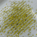 Luna Non Hotfix Rhinestones SS3 (1.5mm) Pack of 100 - Citrine