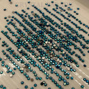 Luna Non Hotfix Rhinestones SS3 (1.5mm) Pack of 100 - Capri Blue AB