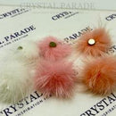 Magnetic Pom Pom Nail Art Charms - Pack of 6