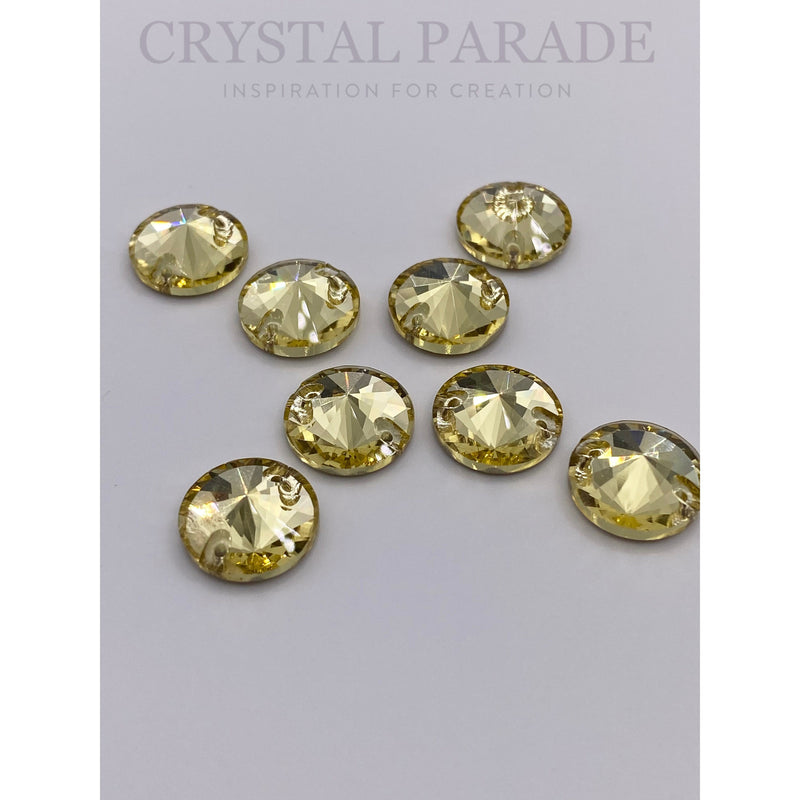 DISCONTINUED - Zodiac Rivoli Sew on Stone - Jonquil