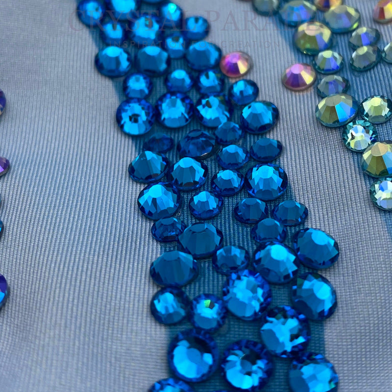 Luna Non Hotfix Rhinestones - Capri Blue