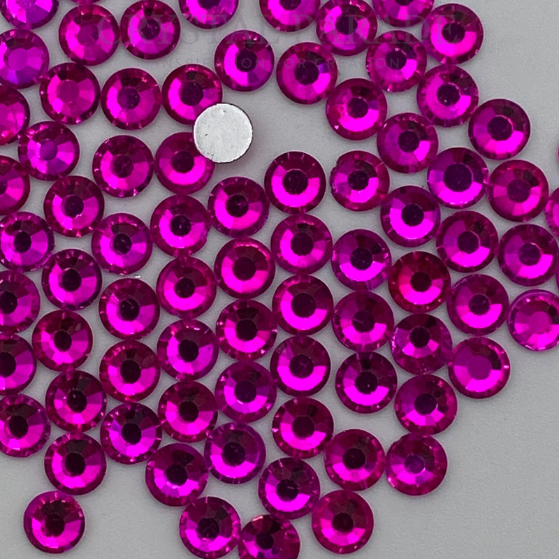 Luna Non Hotfix Rhinestones - Ruby Pink