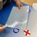 Rhinestone Placement Guidance Grid Stencils - Straight Lines SS20 (5mm)