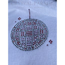 Zodiac Hotfix Crystal Iron on Transfers - Pink Mirrorball
