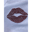 Zodiac Hotfix Crystal Iron on Transfers - Lips
