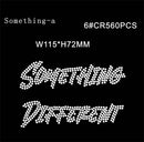 Bespoke Custom Rhinestone Transfer - Something Different
