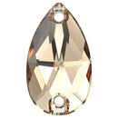 Swarovski 3230 Peardrop Sew on Stone - Light Colorado Topaz