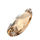 Swarovski 3230 Peardrop Sew on Stone - Light Colorado Topaz